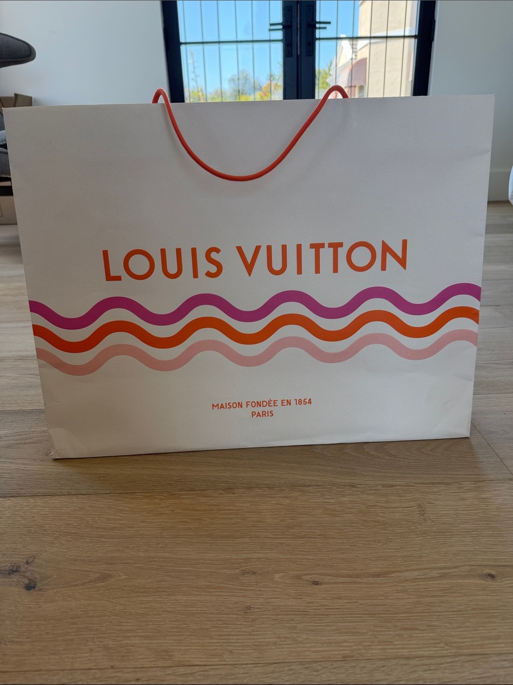Louis Vuitton Multicolor Shopping Bags - Blue, Orange, White - Picture 2 of 5